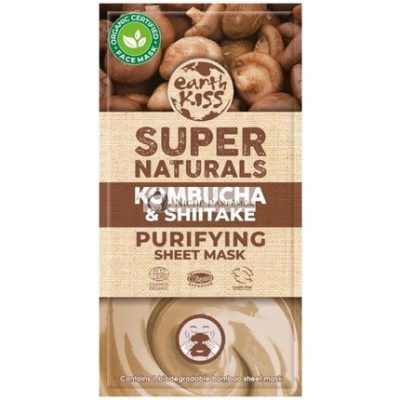 Earth Kiss Super Naturals Tisztító Kombucha és Shiitake Arcpakolás