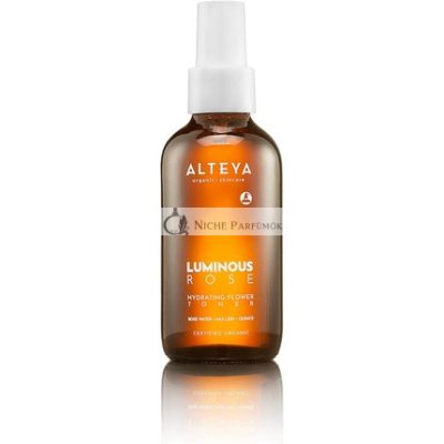 Alteya Organikus Luminous Rózsa Hidratáló Virág Toner, 120ml