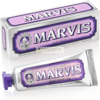 MARVIS Jáspis Mentás Fogkrém Virágos Jáspis Jegyekkel, 25ml - Utazási Méret Fluoriddal