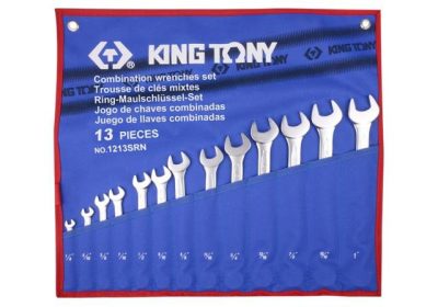 KING TONY Csillag-villáskulcs készlet 1/4"- 1" 13 r.