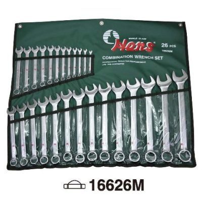 HANS Csillag-villáskulcs készlet 6-32 mm 26 r.