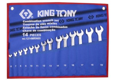 KING TONY Csillag-villáskulcs készlet 6-19 mm 14 r.