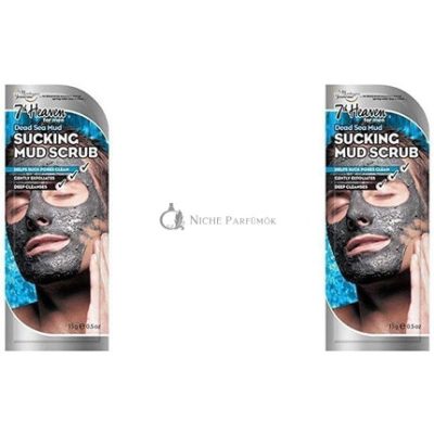 Montagne Jeunesse 7th Heaven Holt-tengeri Iszap Tisztító Arcpakolás Férfiaknak, 15g