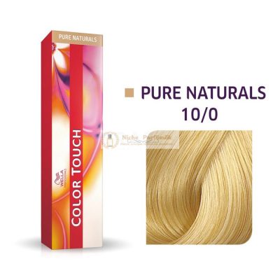 Wella Professionals Color Touch Pure Naturals professzionális demi-permanent hajszín többdimenziós hatással 10/0 60 ml