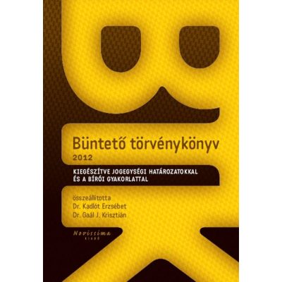 BÜNTETŐ TÖRVÉNYKÖNYV - Kiegészítve jogegységi határozatokkal és a bírói gyakorlattal (2. kiadás)