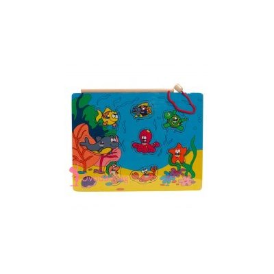 Mágneses horgász puzzle polipos