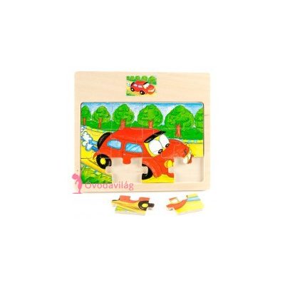 Fa puzzle autós
