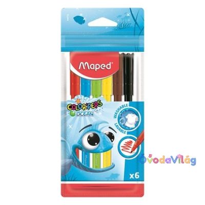 Filc készlet 6db-os MAPED "Color Peps Ocean"