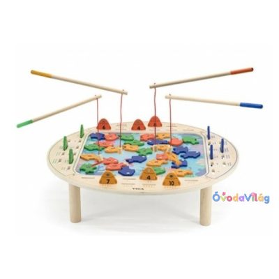 Mágneses horgászjáték kerek asztalon
