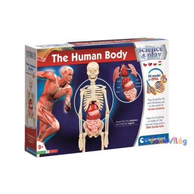 HUMAN BODY az emberi test tudományos játék Clementoni