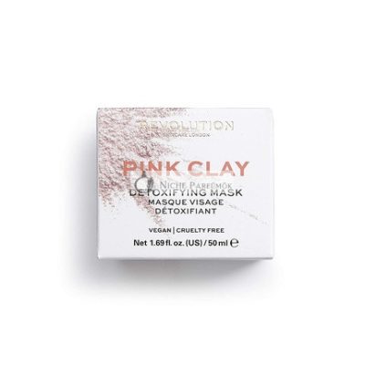 Revolution Skincare Rózsaszín Agyagos Méregtelenítő Arcmaszk, 50ml