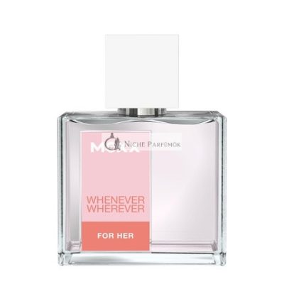MEXX Whenever Wherever Woman Eau de Toilette, Friss Virágos-gyümölcsös Illat Nőknek 30ml