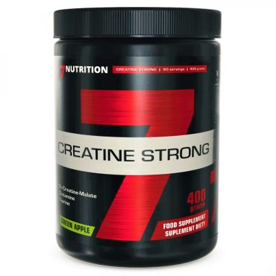 CREATINE STRONG™ 400g - Anabolikus 3az1ben Kreatin Formula - Tri-Kreatin-Malát + Taurin + Glutamin - 7Nutrition