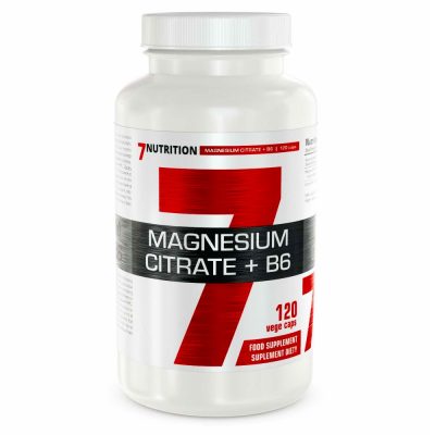 MAGNESIUM CITRATE + VITAMIN B6 - Szerves Magnézium Citrát + B6 Vitamin - 120 Kapszula - 7Nutrition