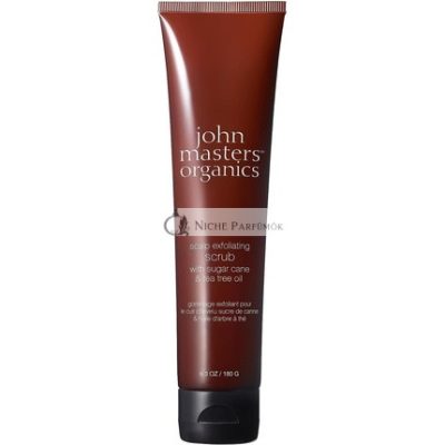 JMO Fejbőr Radír Cukornáddal és Teafa Olajjal 142g - Hámlasztó Száraz Fejbőr Kezelés