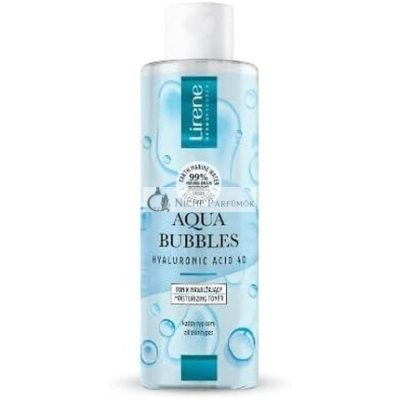 Lirene Aqua Bubbles Hyaluronsav 4D Hidratáló Tonik, 200ml