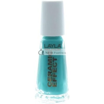Layla Kerámia Hatás Miami Zöld Körömlakk N.42, 4.5ml