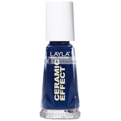 Layla Kerámia Hatású Körömlakk Fém Kék 55ml