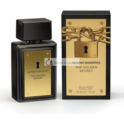 Antonio Banderas Parfüm The Golden Secret Eau de Toilette Spray férfiaknak, 50ml