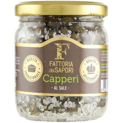 Fattoria dei Sapori kapribogyó sóval, 130g