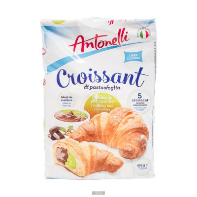 Antonelli pisztáciás és csokoládés töltelékes Croissant. X5, 252g