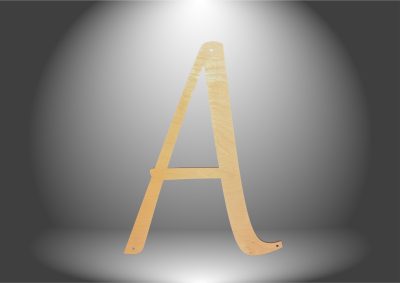 Fa lézervágott dekorbetűk