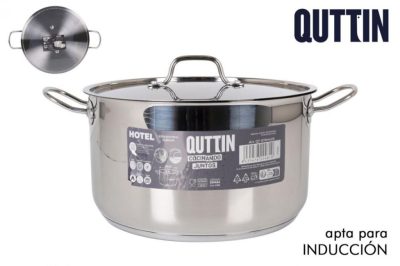 Quttin Hotel magas lábas fedővel 9,5 literes 28 cm-es átmérőjű indukciós - Spanyol edény