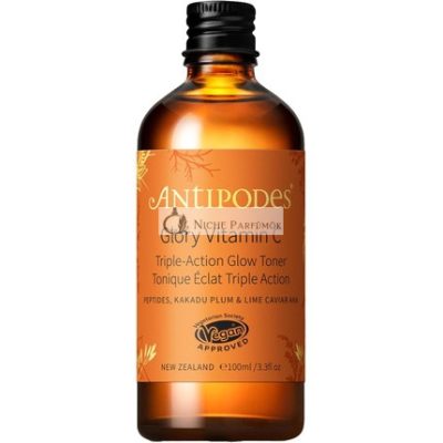 Glory Vitamin C Háromhatású Ragyogás Toner Vegán Bőrápolás AHA