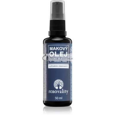 Renovality Poppy Seed Olaj Természetes E-vitaminnal - 50 ml