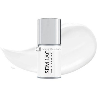 Semilac One Step Hybrid Körömlakk 3 az 1-ben Kókuszkrém 5ml UV LED Szín Körömlakk
