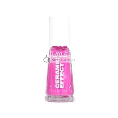 LAYLA Kerámia Hatású Körömlakk n.58 Savanyú Cseresznye, 5ml