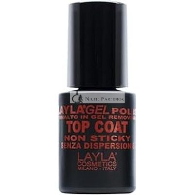 Layla Gél Lakk Nem Ragadós Fedőlakk - Ideális Porokhoz, 10 Ml