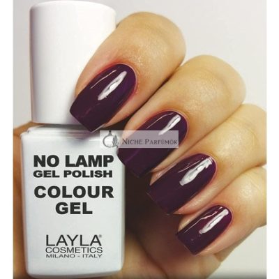 Layla Cosmetics Milano No Lamp Polish Szín Gél Lila Tánc, 10ml