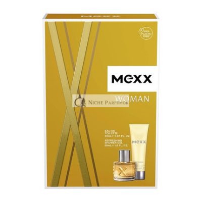 Mexx Woman Eau de Toilette és Testápoló Ajándékcsomag, 20ml és 50ml