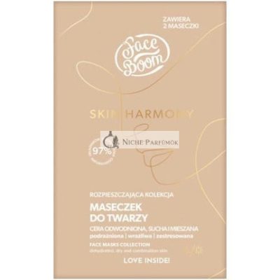 Faceboom Bőr Harmónia Arcmaszk Gyűjtemény Dehidratált, Száraz és Kombinált Bőrre