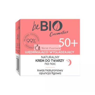 Bebio Természetes Firmáló és Simító Éjszakai Arckrém 50+