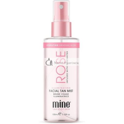 MINETAN BODY.SKIN Rózsás Fényes Arcbarnító Permetező 100ml