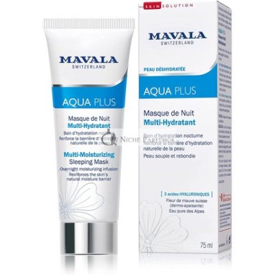 Mavala Aqua Plus Többfunkciós Hidratáló Alvó Maszk, 75ml