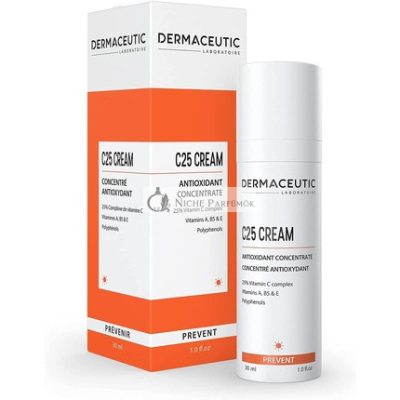 Dermaceutic C25 Cream Antioxidáns Nappali Krém, 30 ml