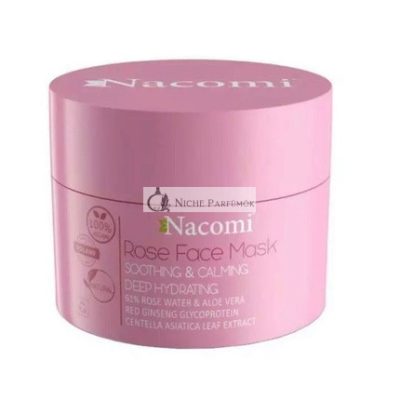 Nacomi Nyugtató Rózsás Arcmaszk, 50ml