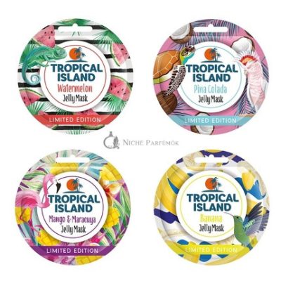 Marion Trópusi Sziget Gélmaszk, Görögdinnye, Pina Colada, Mangó, Banán, 10g