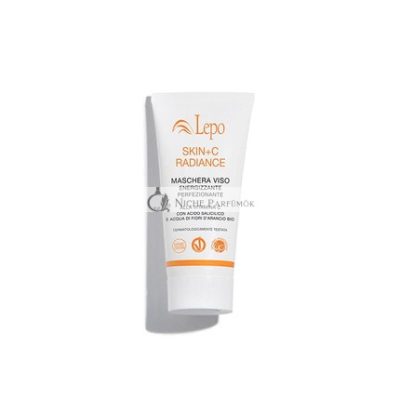Perfektionáló Arcpakolás Skin+C Radiance C-vitaminnal, Szalicilsavval és Organikus Narancsvirág Víz