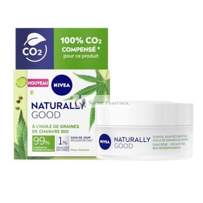 Nivea Naturally Good Organic Hemp Seed Oil Nyugtató Nappali Krém, 50 ml