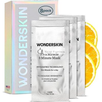 Wonderskin 8 Perces Hidratáló Arcmask Vitamin C-vel és Niacinamiddal