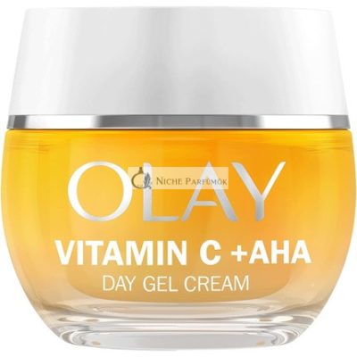Olay Vitamin C Arcpuhító Nappali Gélkrém AHA-val, Niacinamiddal 99%-os Tisztaságú és E-vitaminnal, 50ml