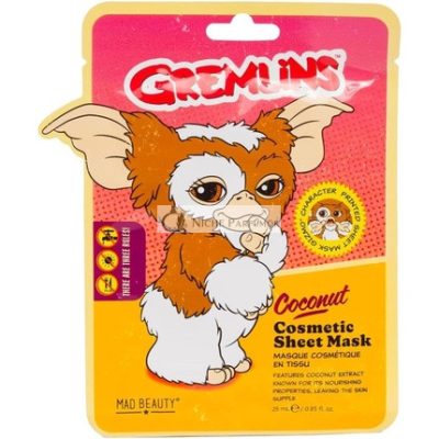 Accentra Mad Beauty Gremlins Arcmaszk Hidratáló és Nyugtató Arcpakolás Kókusz Illattal