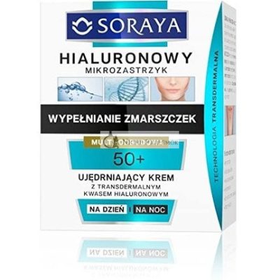 SORAYA Hyaluronsavas Mikroinjekciós 50+ Többfunkciós Nappali és Éjszakai Krém, 50ml