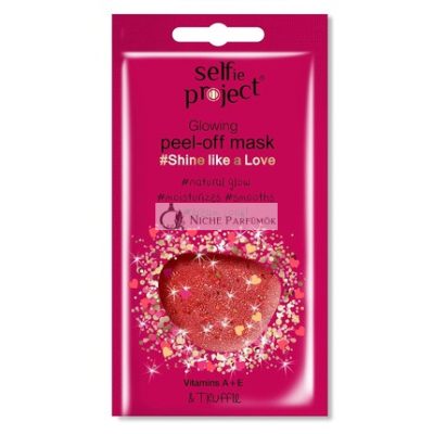 Selfie Project Ragyogó Peeling Maszk, 12ml