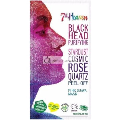 7th Heaven Stardust Kozmikus Rózsakvarc Könnyen Levehető Arcmaszk az Egészséges és Ragyogó Bőrért