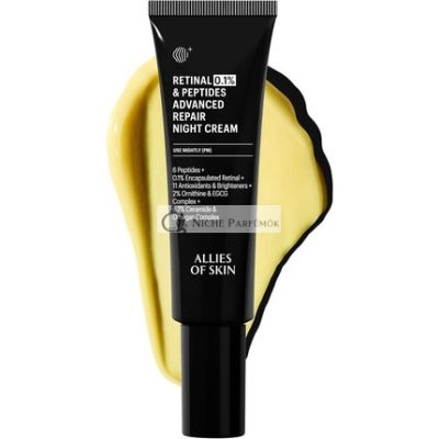 Allies of Skin Retinal 0,1% Peptide Javító Éjszakai Krém